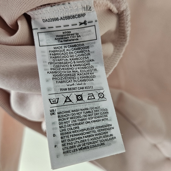 Adidas x Manchester United Baby Pink Future Icon Three Stripes Sweatshirt - Picture 11 of 13